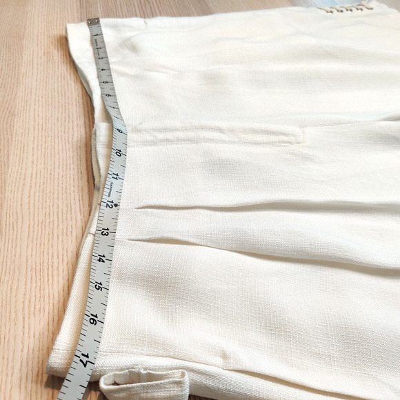 Roberto Cavalli Womens Wide Leg Shorts Size 10 L White Laces Designer Italy $949 - Picture 12 of 16